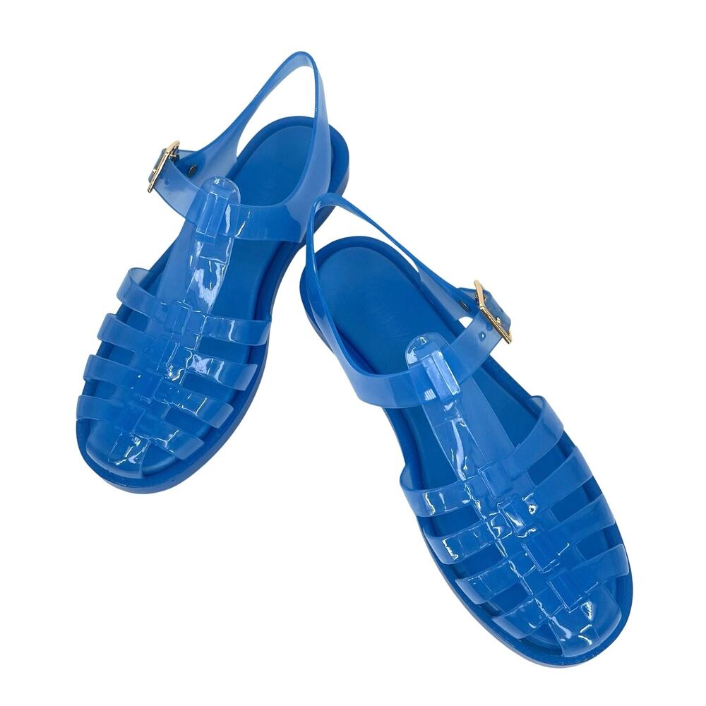 J.Crew women’s fisherman jelly beach pool sandals side buckle
